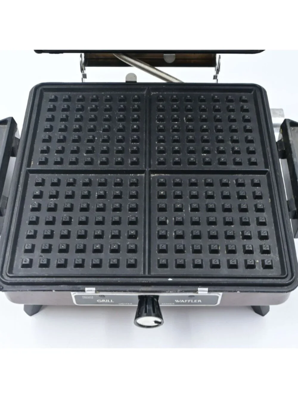 Sears Waffle Iron & Grill Brown Herbs Counter Craft Vintage Tested
